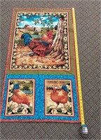 Rooster tapestry 42 3/8 x 23 1/8 inches