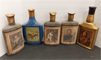 Vintage Jim Beam collector bottles. There is some