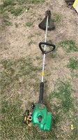 Weedeater, feather light trimmer, gas not tested