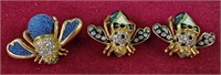 Joan Rivers Bee pins brooches