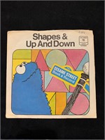 Sesame Street Shapes & Up And Down Book & Record