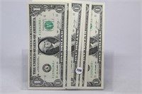 2013 (10) $1 Consecutive Star Notes-CU