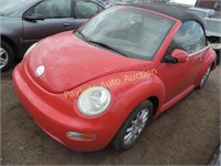 2004 Volkswagen Beetle 3VWCM31Y34M334515 Red