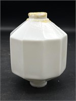 Milk Glass 10-Sided Lightning Rod Ball