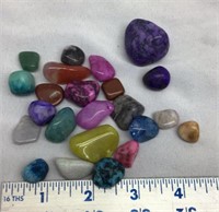 D1) COLORFUL NATURAL TUMBLED STONES, GORGEOUS