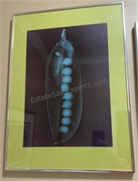 PROFESSIONALLY FRAMED ART PRINT Pea Pod  15-1/2”