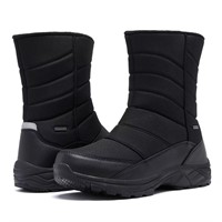 aeepd Men's Waterproof Warm Snow Boots Outdoor Win