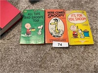 (3) Snoopy/Charlie Brown Books