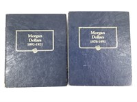 2 Empty Morgan Dollar Whitman Classic Albums