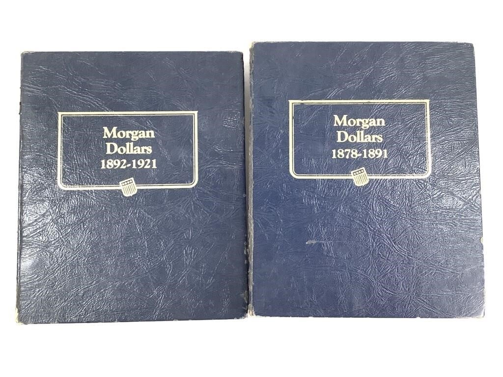 2 Empty Morgan Dollar Whitman Classic Albums