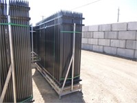 Unused 7'x10' Galvanized Steel Fence