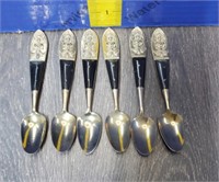 Set of 6 SIAM Coffee Spoons.