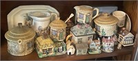 Assorted Ceramic Pieces incl. Miniature Village