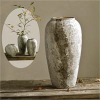 Denique Rustic Ceramic Vase, C-35cm