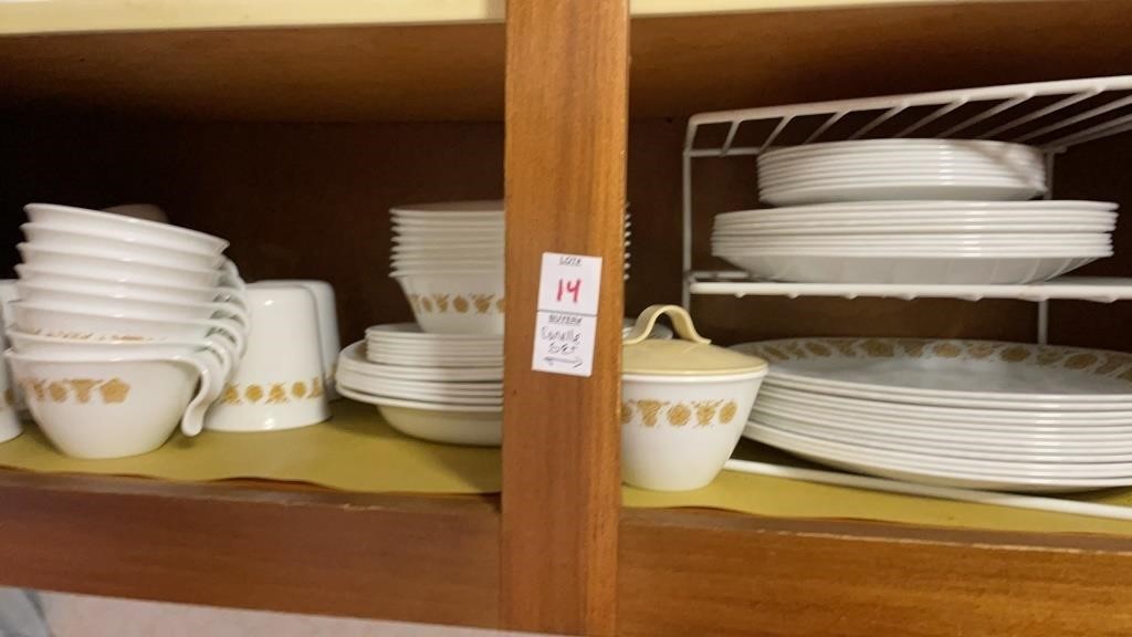 Corelle dish set -shelf lot