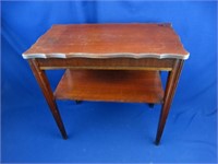 Vintage Side Table with Shelf