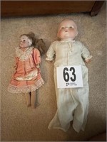 2 Antique dolls