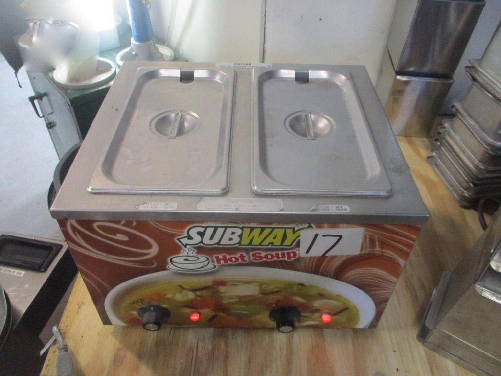 DOUBLE FOOD PAN WARMER