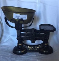 Small Candy Store Scale With Brass Scoop And