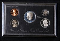 1992  United States Mint Proof Set 5 coins No Oute