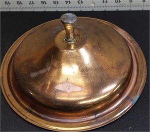 Vintage 9 1/4 in copper lid