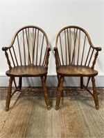 Pair of Signed Stickley Bros., Grand Grapids Mich.