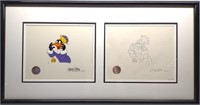 Chuck Jones Daffy Duck King Arthur Animation Cel