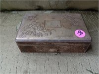 Vintage Silver plate Trinket box