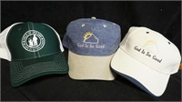 Collection of 3 Baseball Style Hats