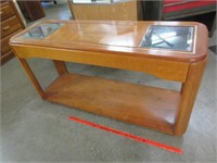 1980's oak sofa table