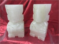 Stone Tiki God Book Ends