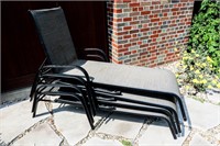 (4) Patio Loungers