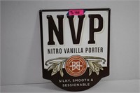NVP Nitro Vanilla Porter Metal Beer Sign