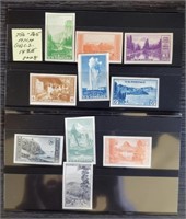 1934 U.S. MNH C. Set Imperf Stamps National Parks