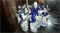 Occupied Japan Lot of Blue Figurines