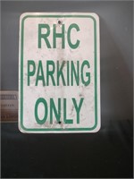 RHC parking only sign