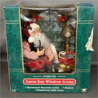 Trim A Home Animated Santa Bay Window Scene