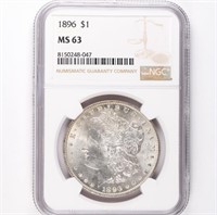 1896 Morgan Dollar NGC MS63