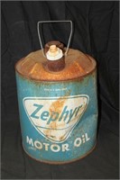 Zephyr Motor Oil Can