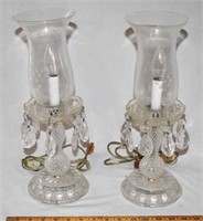 PAIR VINTAGE GIRANDOLE LAMPS