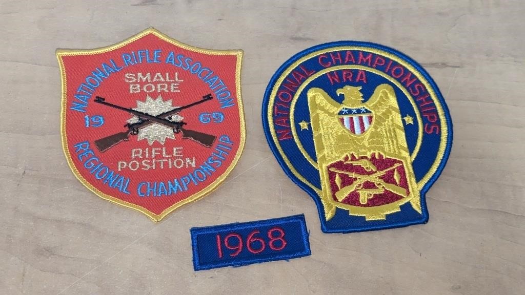 1968 69 NRA National Rifle Patches