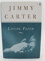JiMMY CARTER SIGNED LIVING FAITH BOOK BECKETT