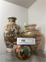 Art Glass and Porcelain Vases