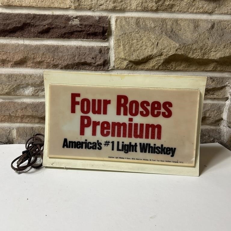 Four Roses Premium Whiskey Sign