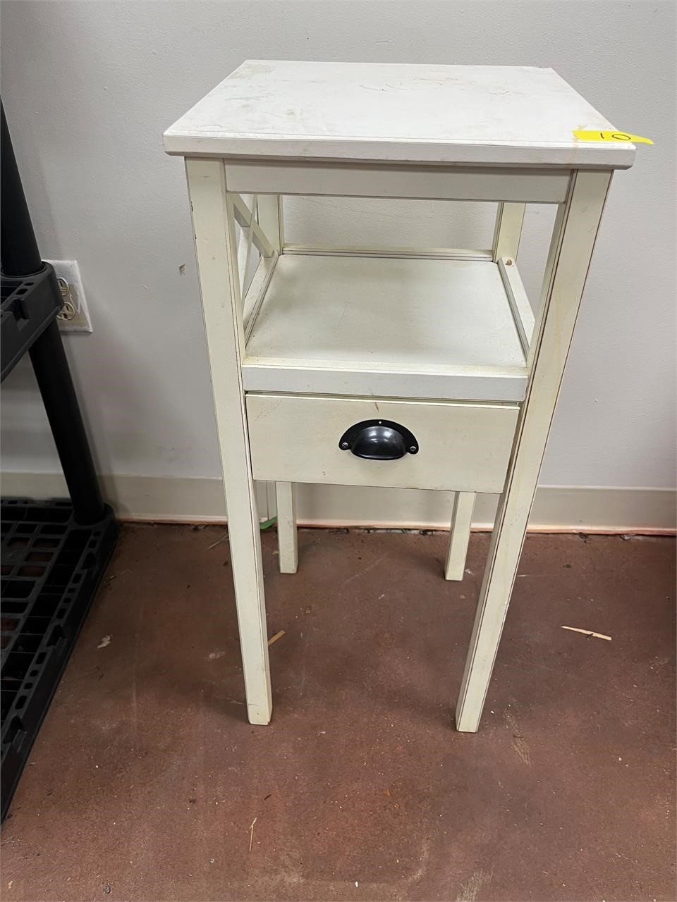 White Plant Stand/ Side Table