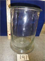 Large glass jar/no lid-7" x 10"