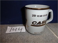 Case 20 year club coffee cup