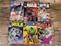 6 Hulk Comic Books