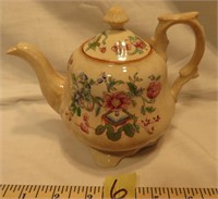 Antique Hand Painted Rose Tea Pot - Rd