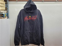 NEW Budweisers H2 Black Mens Hooded Pullover SizeL